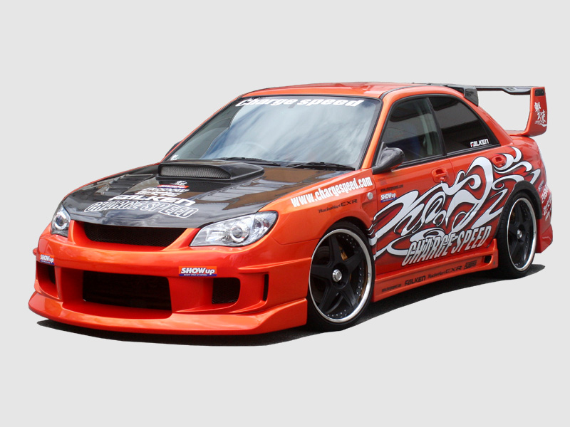 チャージスピード インプレッサ WRX GD# 3点セット タイプ2 FRP 未塗装